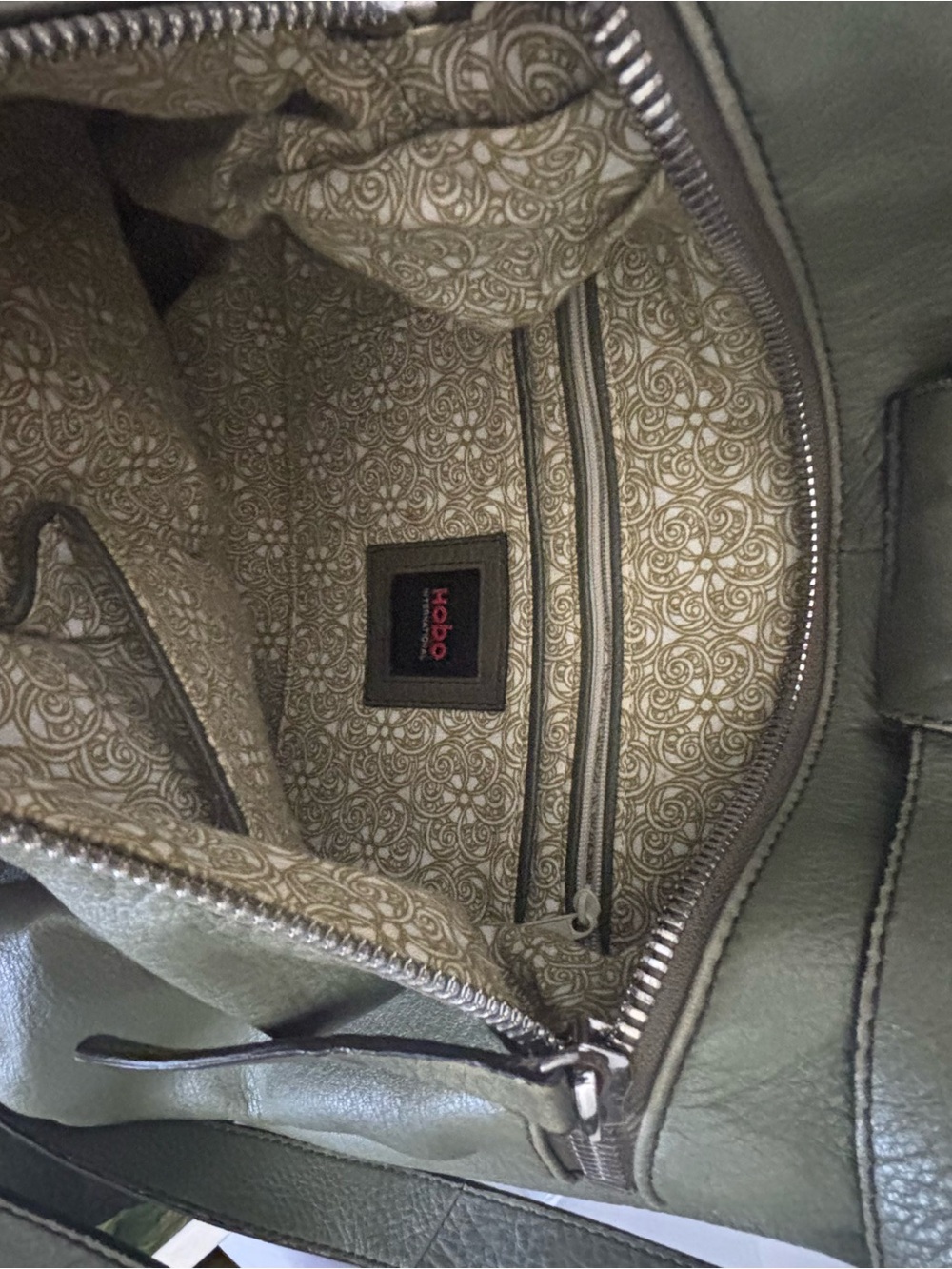 Green Leather Convertible Women’s Backpack - Picture 8 of 10